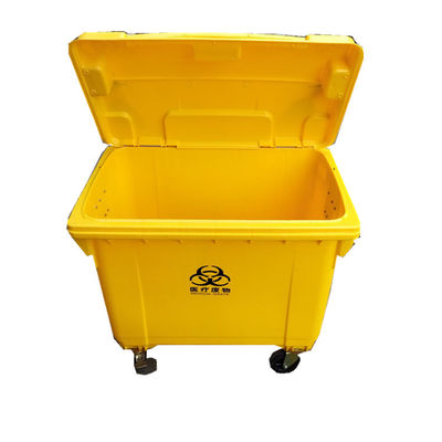 Tempat Penyimpanan Daur Ulang ISO9001 1100L, kotak penyimpanan plastik daur ulang OEM