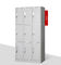 9 Pintu Bubuk Lapisan Lemari Penyimpanan Loker Logam ISO9001