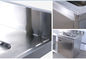 Perabot Dapur Baja Anti Asam ISO9001 Dengan Wastafel Restoran Rak yang Dapat Disesuaikan