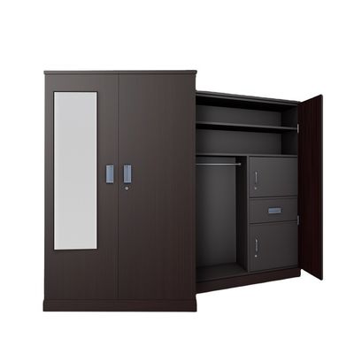 Aluminium Alloy Commercial 0.6mm 2 Door Closet Cabinet
