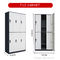 6 Pintu Knocked Down Office Furniture Cabinets With Doors SGS